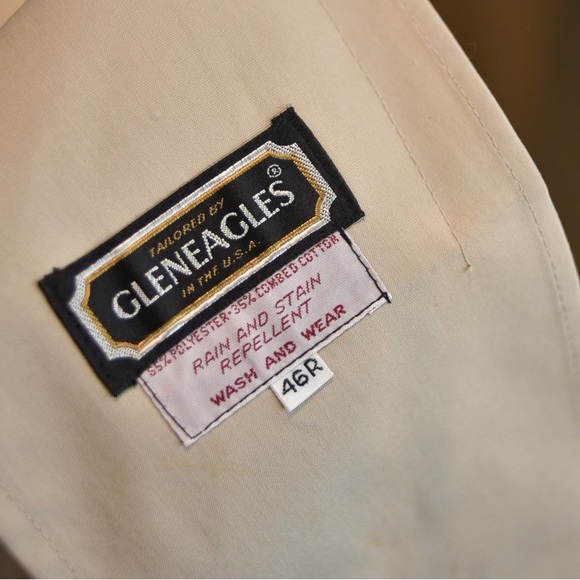 Vintage Christian Dior Trench Coat double breasted 46R - Picture 11 of 16